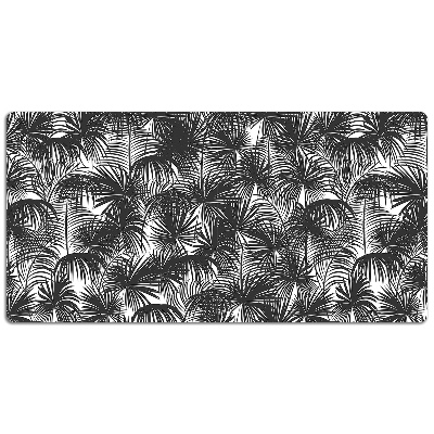 Tapis de bureau Paume noire