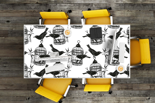 Sous main de bureau Cages d'oiseaux