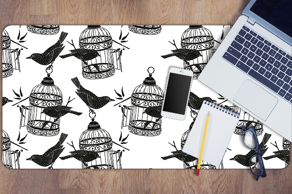 Sous main de bureau Cages d'oiseaux