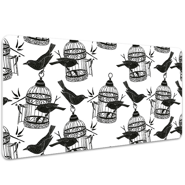 Sous main de bureau Cages d'oiseaux