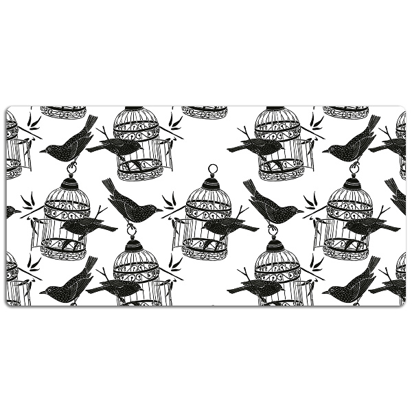 Sous main de bureau Cages d'oiseaux