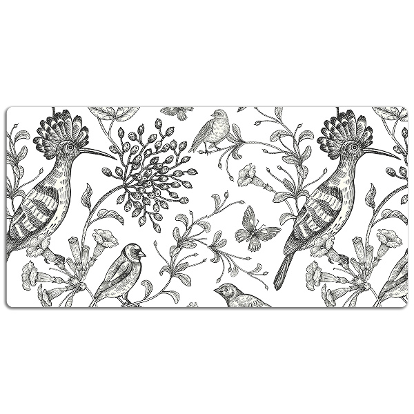 Sous-main bureau Oiseaux dessinés