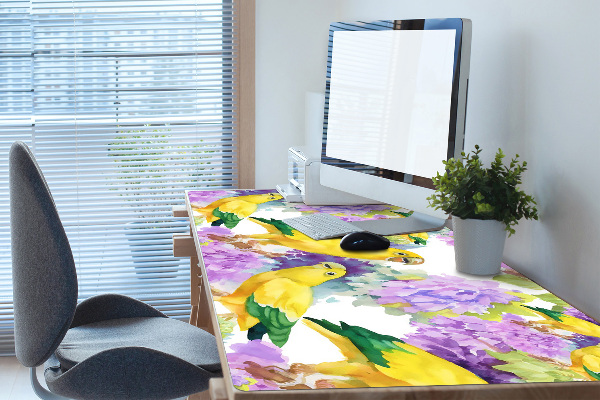 Tapis de bureau Perroquets jaunes