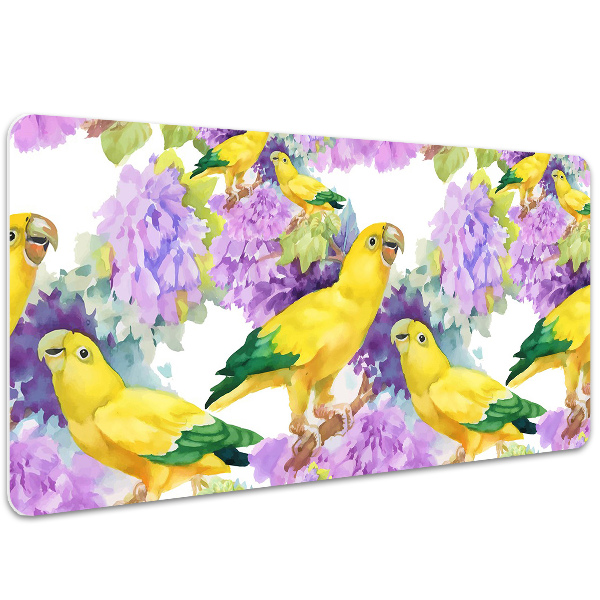 Tapis de bureau Perroquets jaunes