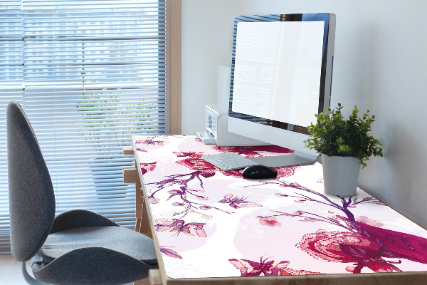 Tapis de bureau Oiseaux violettes