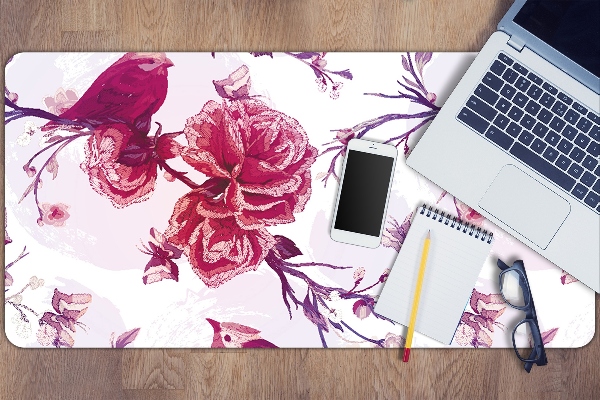 Tapis de bureau Oiseaux violettes