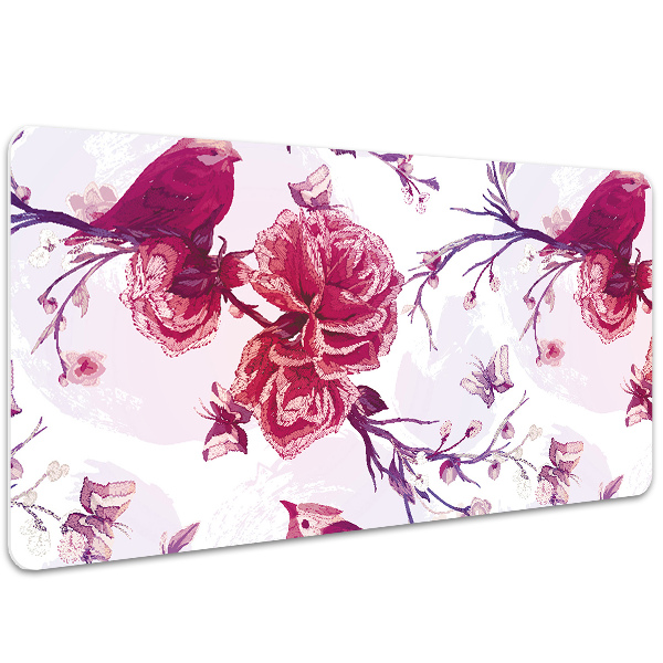 Tapis de bureau Oiseaux violettes