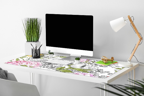 Sous main de bureau Des oiseaux