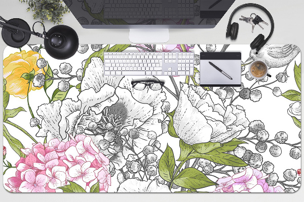 Sous main de bureau Des oiseaux