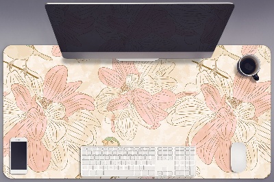 Tapis de bureau Oiseaux beige