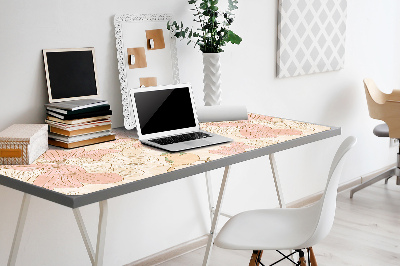 Tapis de bureau Oiseaux beige