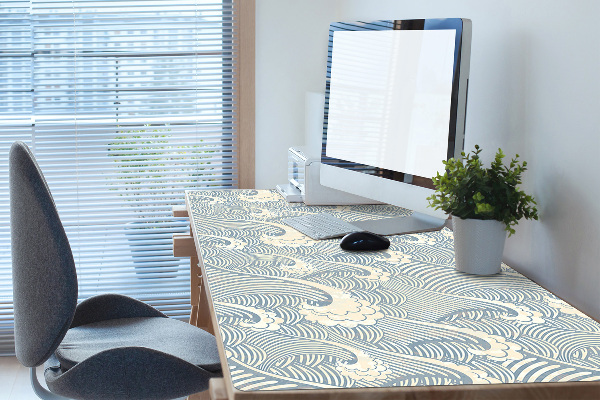 Sous main de bureau vagues de l'océan