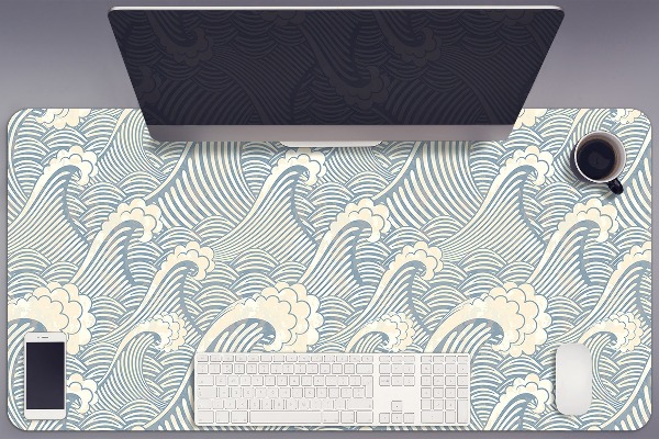 Sous main de bureau vagues de l'océan