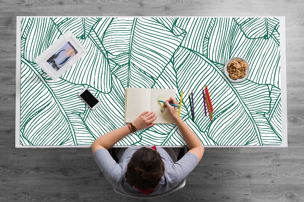 Tapis de bureau Feuilles d'eau