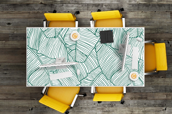 Tapis de bureau Feuilles d'eau