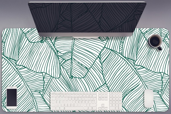 Tapis de bureau Feuilles d'eau