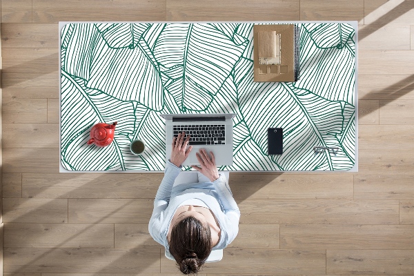 Tapis de bureau Feuilles d'eau