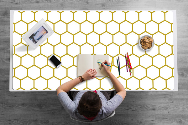 Sous main de bureau Rayon de miel