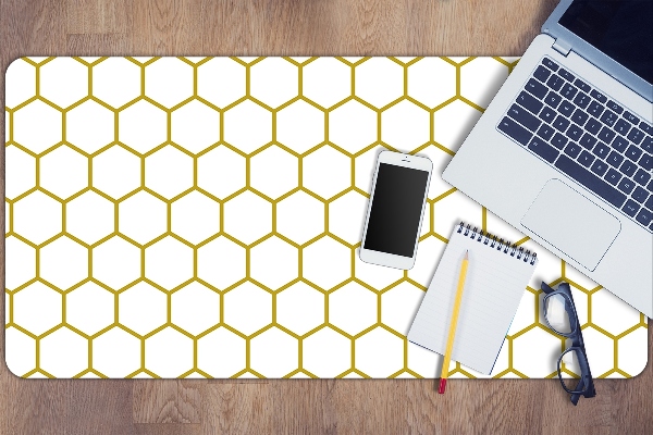 Sous main de bureau Rayon de miel