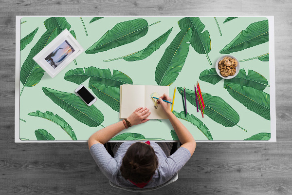 Sous-main bureau Feuilles de banane