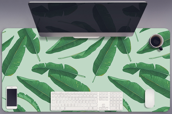 Sous-main bureau Feuilles de banane