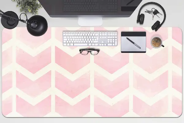 Sous-main bureau Vecteurs roses