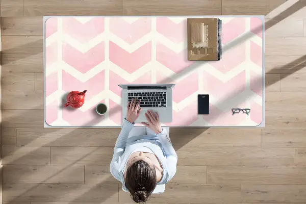 Sous-main bureau Vecteurs roses