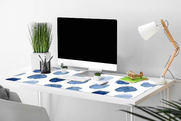 Tapis de bureau Points d'encre