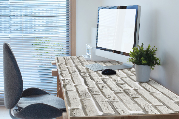 Sous-main bureau Mur de marbre