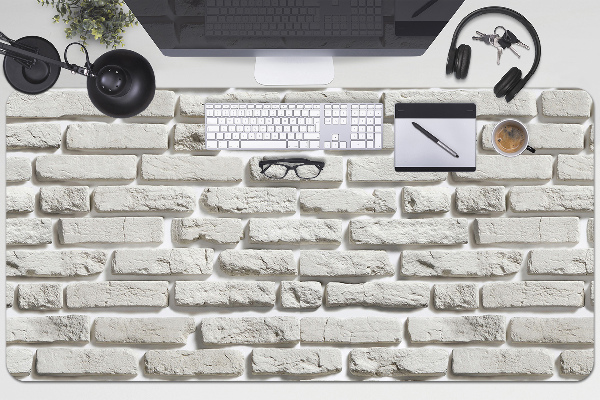 Sous-main bureau Mur de marbre