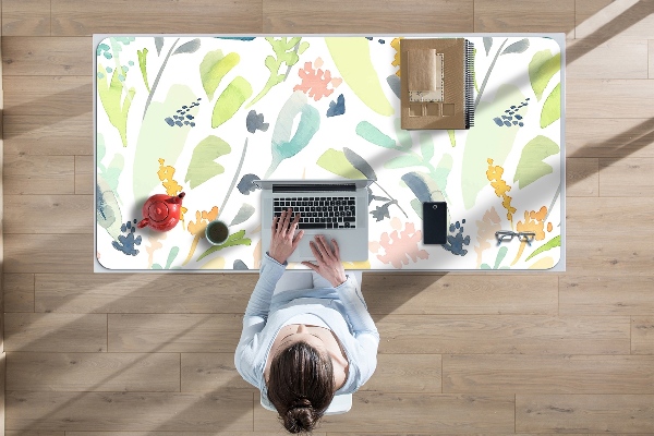 Sous main de bureau Fleurs