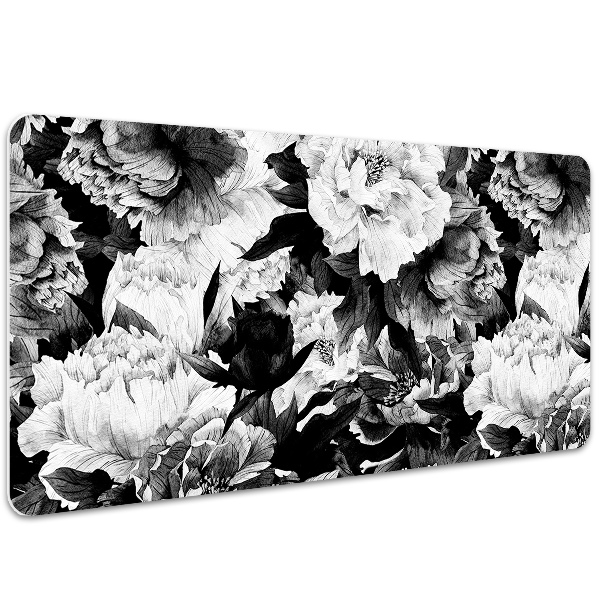Sous main de bureau Roses noires