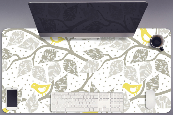 Sous main de bureau Des oiseaux