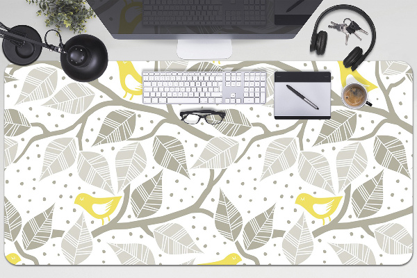 Sous main de bureau Des oiseaux