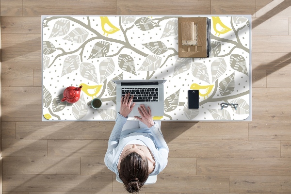 Sous main de bureau Des oiseaux