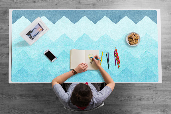 Sous main de bureau Modèle zigzag