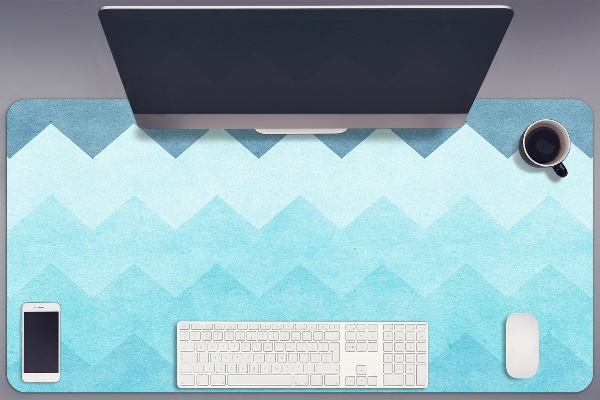 Sous main de bureau Modèle zigzag