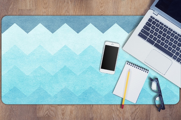 Sous main de bureau Modèle zigzag