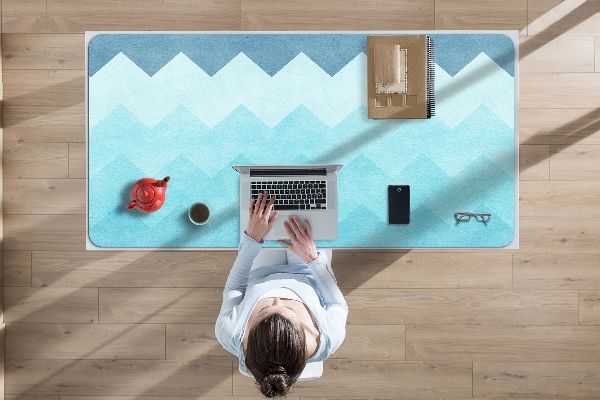 Sous main de bureau Modèle zigzag