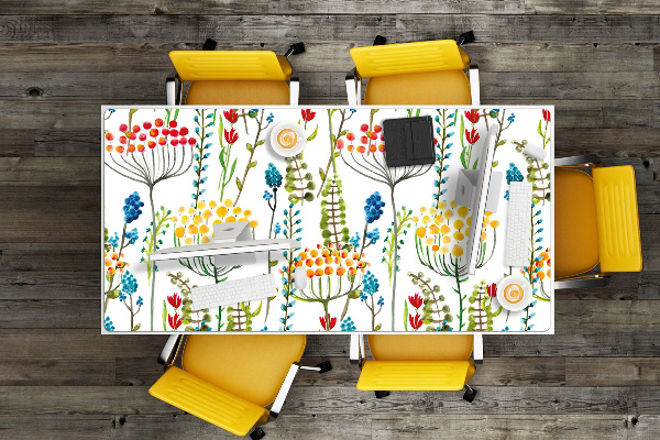 Sous main de bureau Prairie colorée