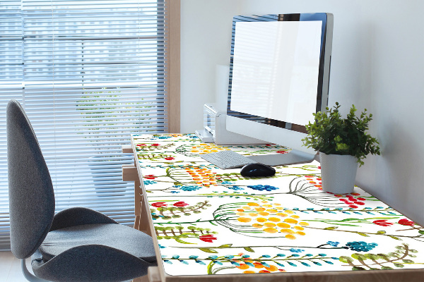 Sous main de bureau Prairie colorée