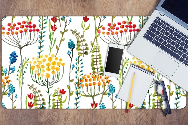 Sous main de bureau Prairie colorée