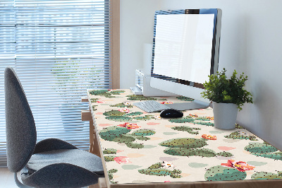 Sous main de bureau Cactus