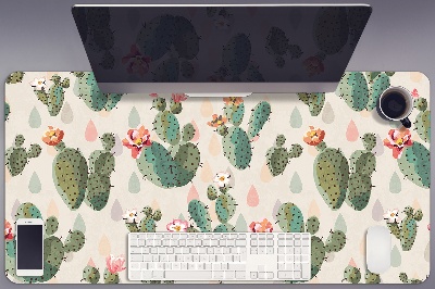 Sous main de bureau Cactus