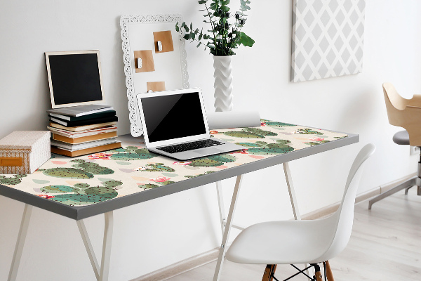 Sous main de bureau Cactus