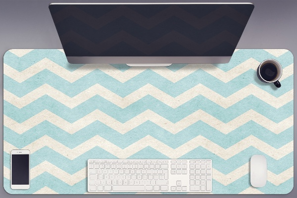 Sous main de bureau Zigzag