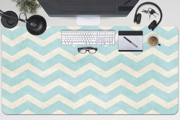 Sous main de bureau Zigzag