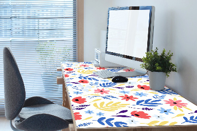 Tapis de bureau Fleurs colorées