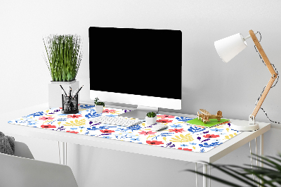 Tapis de bureau Fleurs colorées