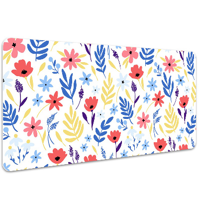 Tapis de bureau Fleurs colorées